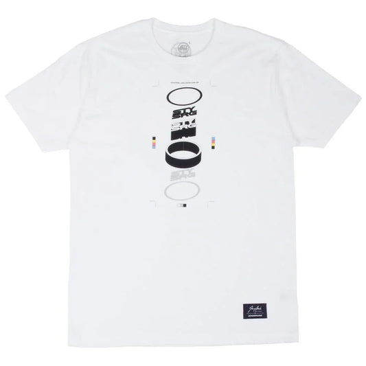 Camiseta Stay Strong Jonny Mole Construction» - Blanca