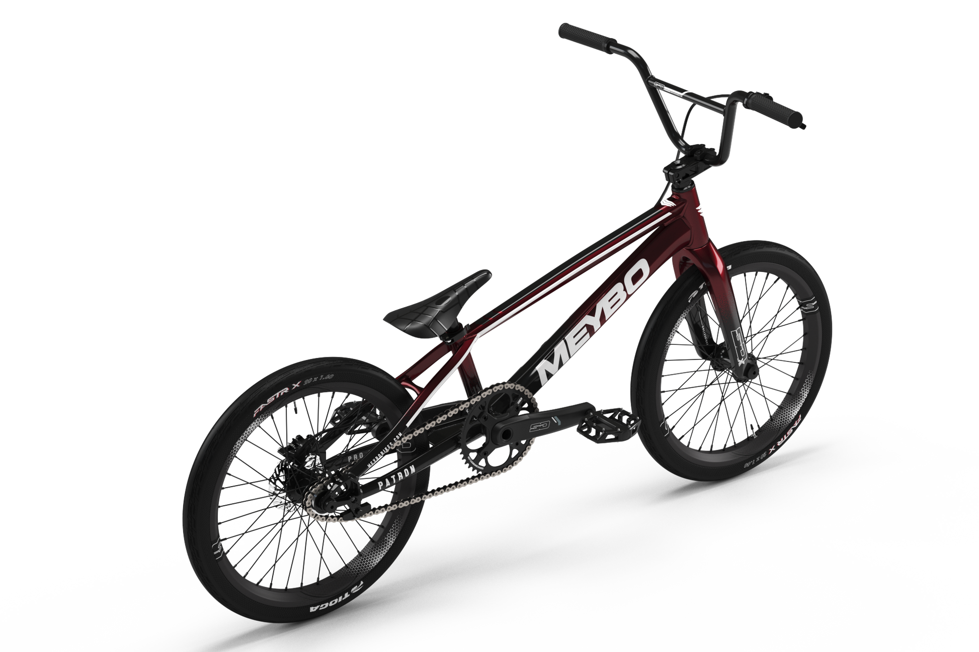 Meybo Patron BMX Race Bike-Red/Black/White-Pro 22.5