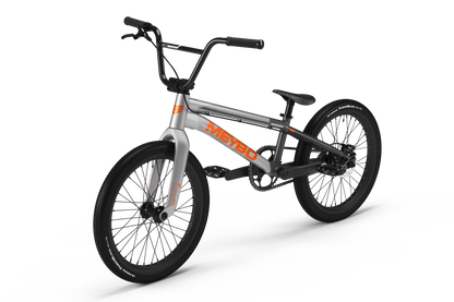 Meybo Superclass BMX Race Bike-Grey/Orange-Junior