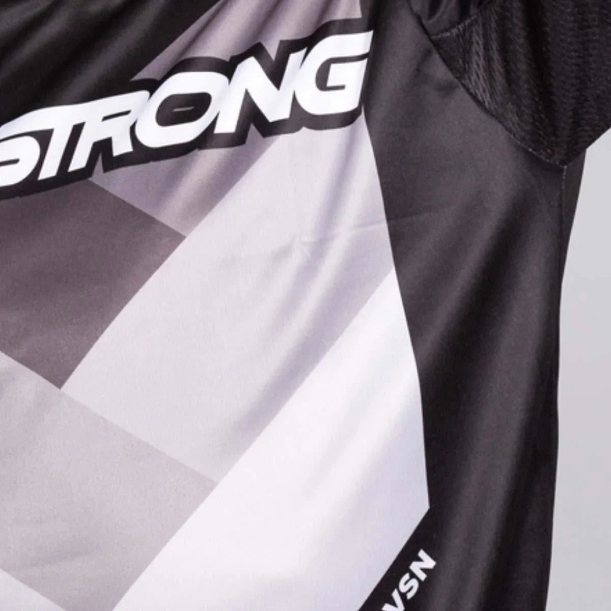 Stay Strong Chevron BMX Race Jersey-Black