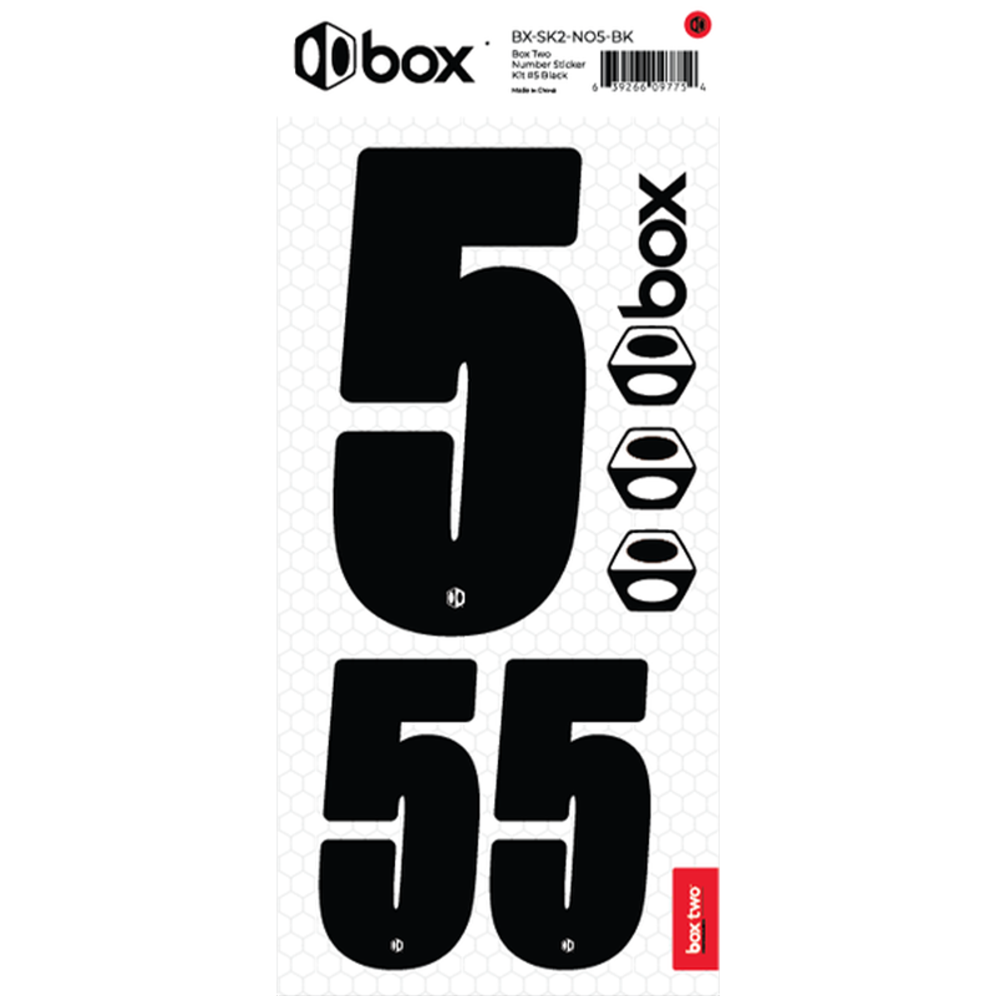Number 5 Black