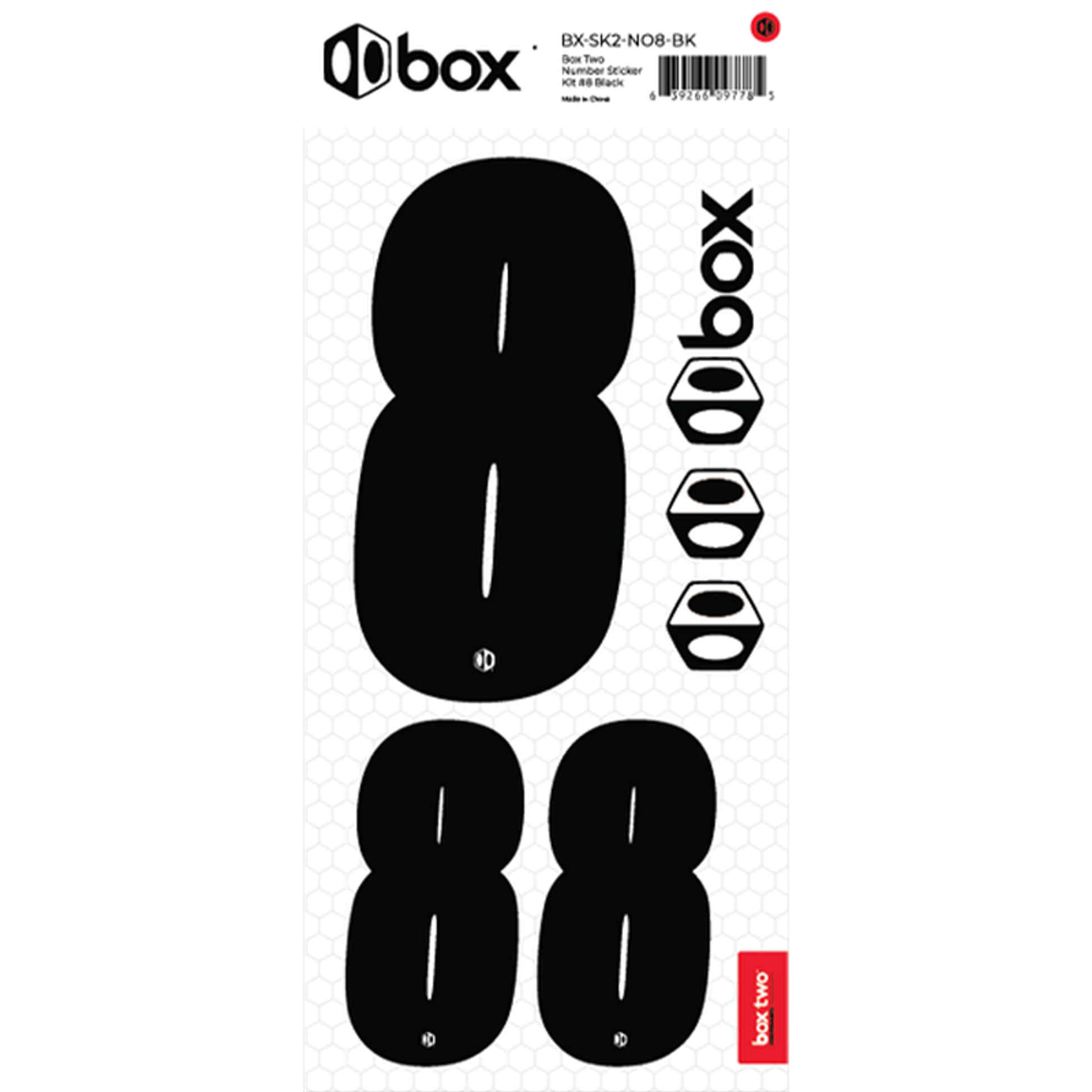Number 8 Black