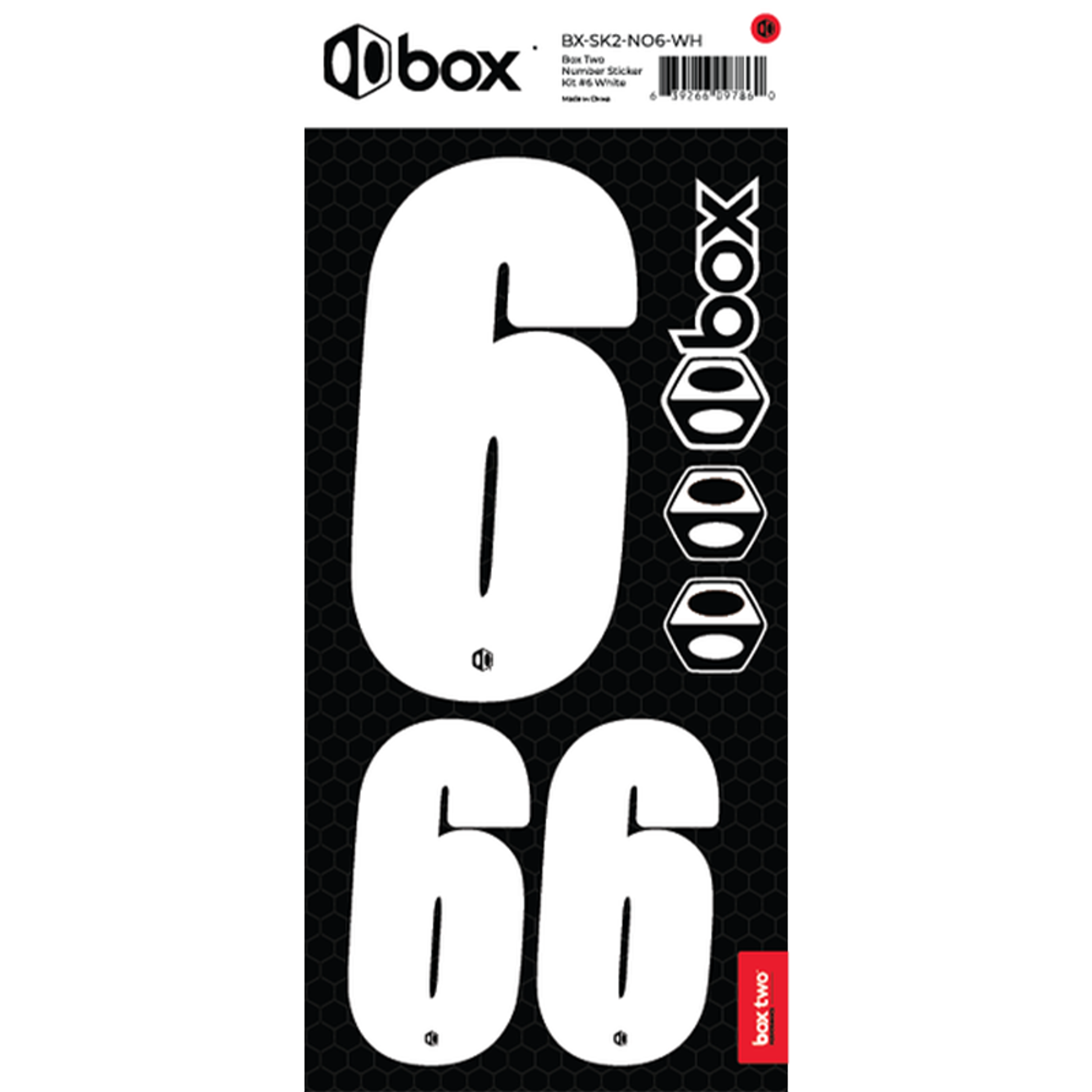 Number 6 White