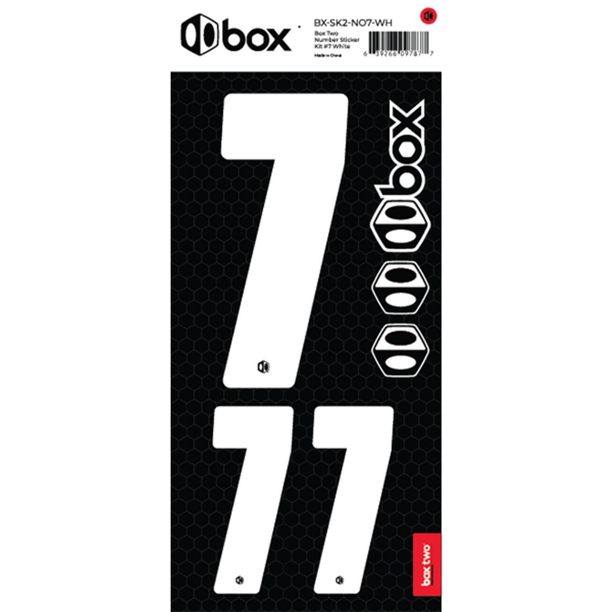 Number 7 White