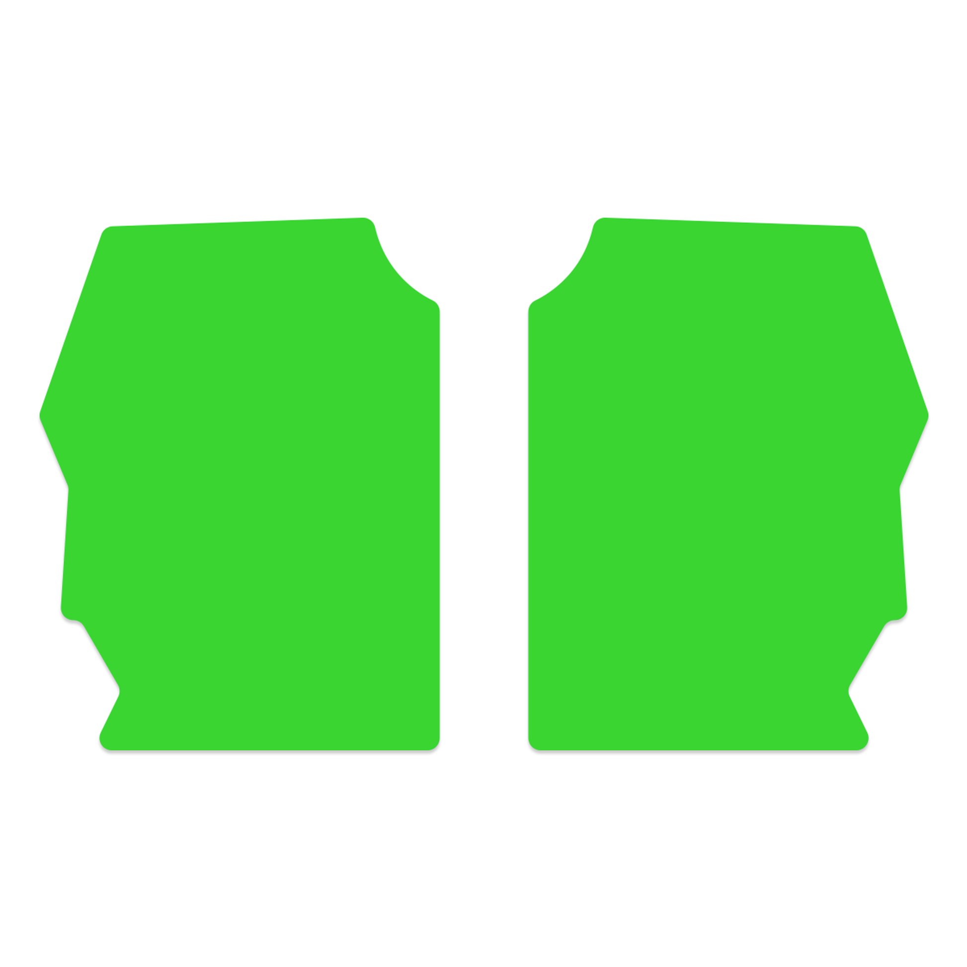 Side Plate Palette - Green