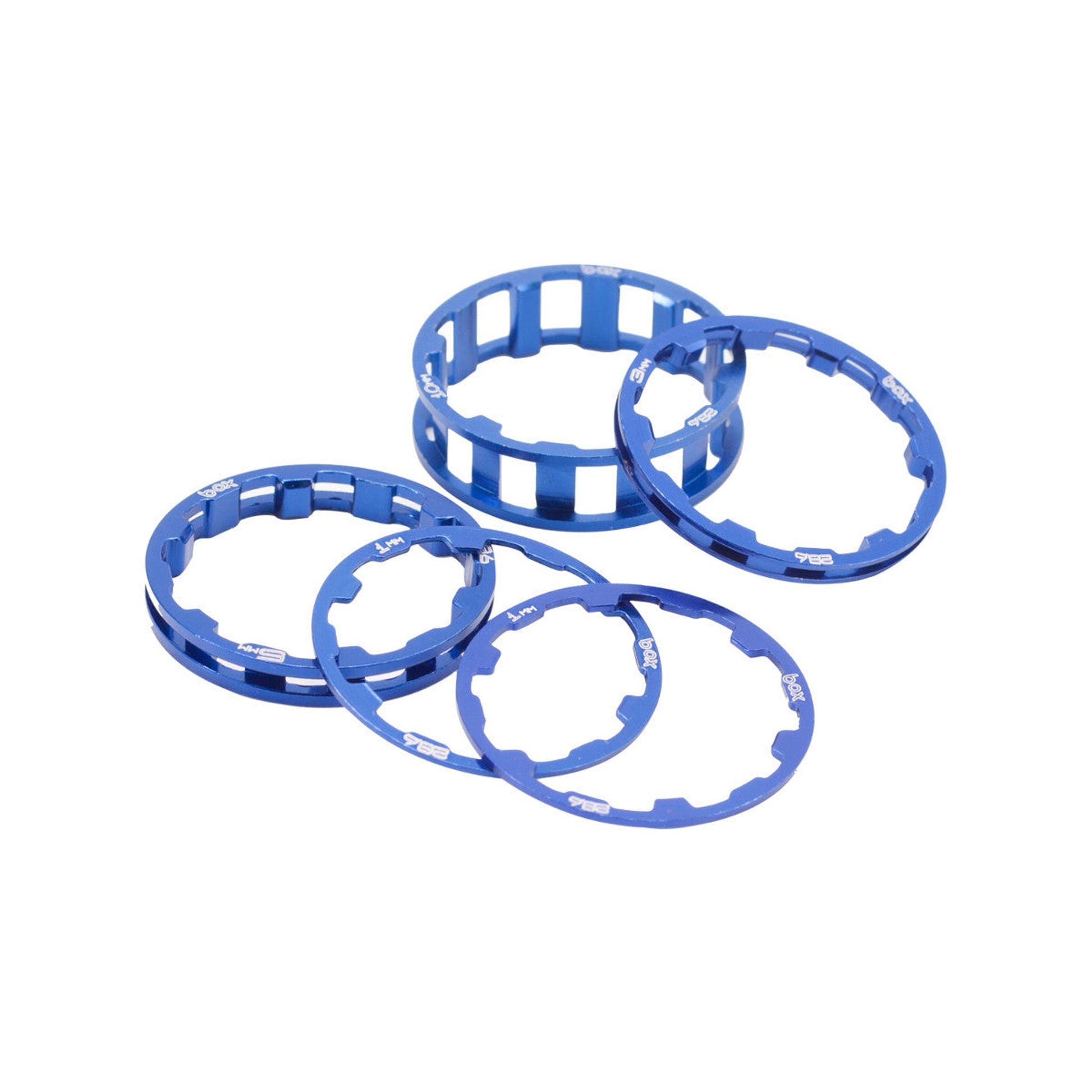 Box One Stem Spacers Kit - Blue