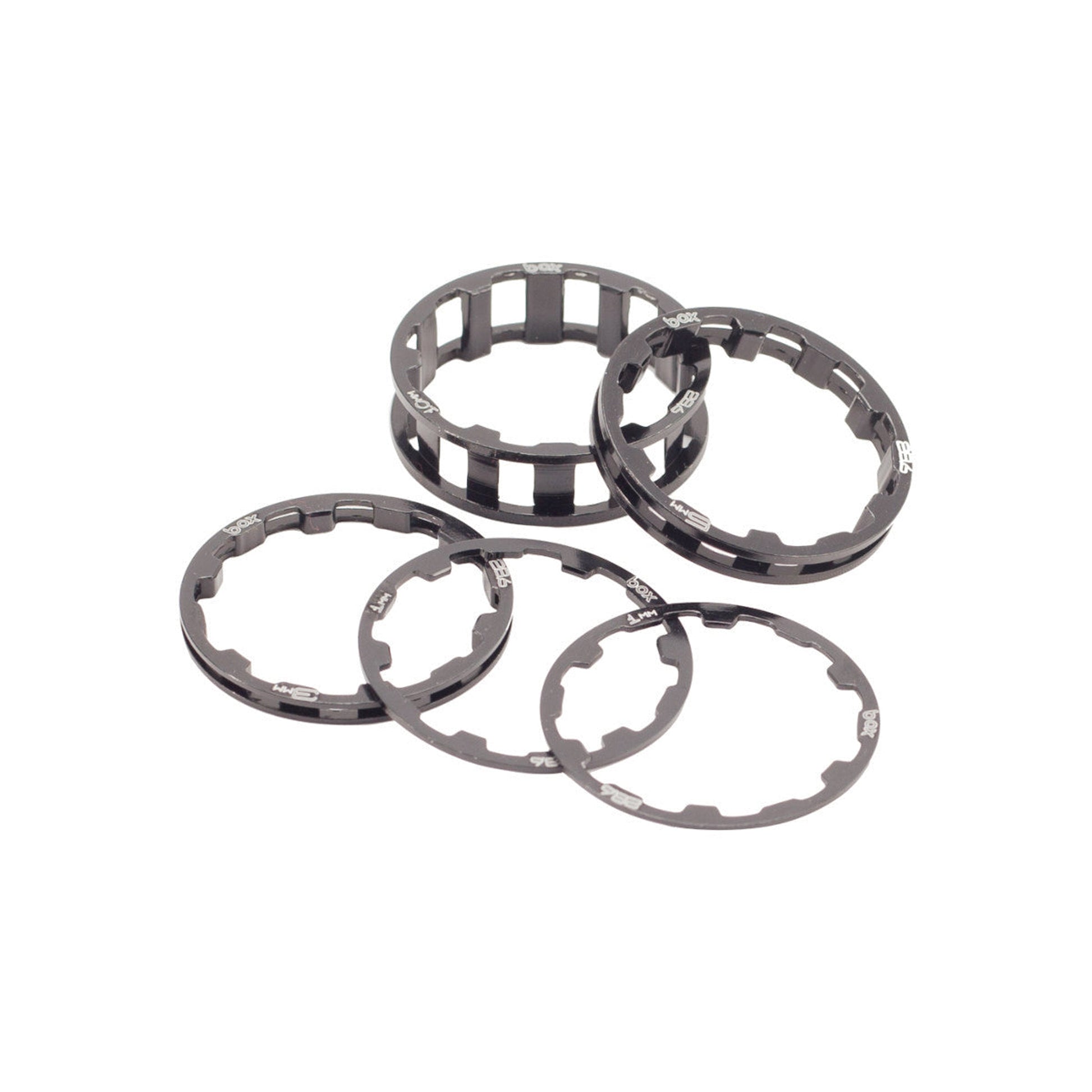 Box One Stem Spacers Kit - Gun Metal