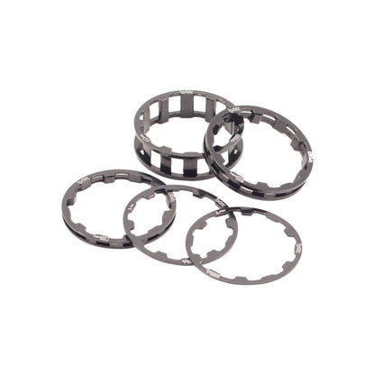 Box One Stem Spacers Kit - Gun Metal