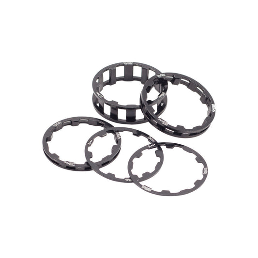 Box One Stem Spacers Kit - Black