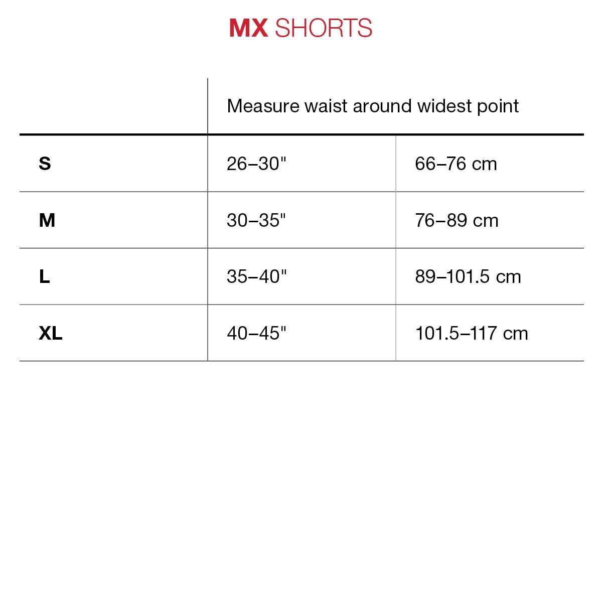 Size guide