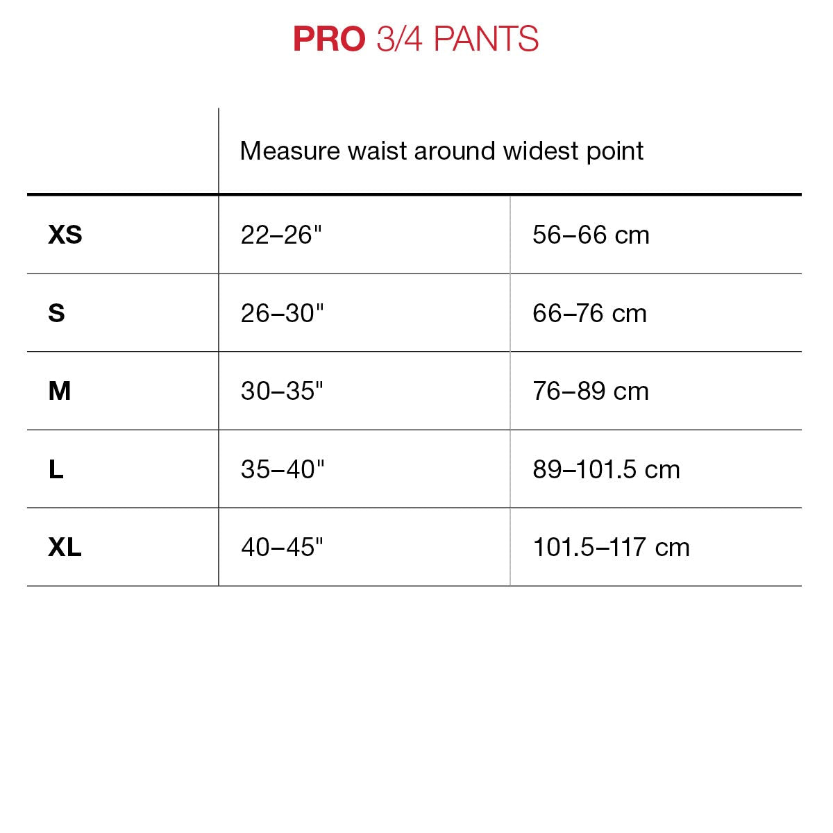 Size guide