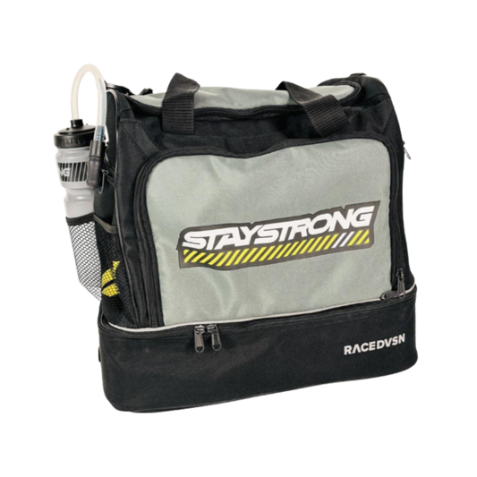 Stay Strong Chevron Kit/Helmet Bag - Black and Gray