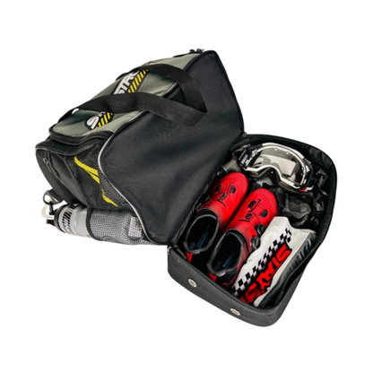 Stay Strong Chevron Kit/Helmet Bag - Black and Gray
