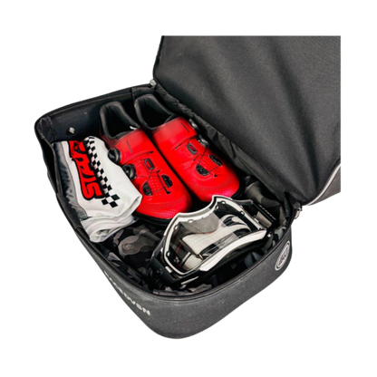 Stay Strong Chevron Kit/Helmet Bag - Black and Gray
