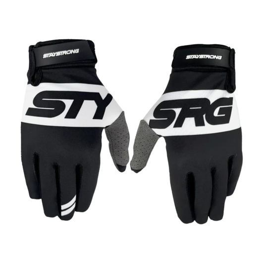 Stay Strong Classic BMX Race Gloves - Black