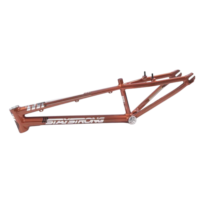 Stay Strong For Life V4 V-Brake Alloy BMX Race Frame-Copper