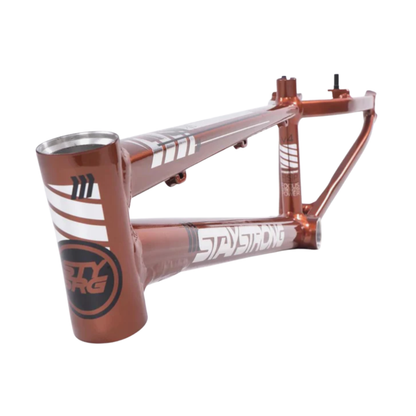 Stay Strong For Life V4 V-Brake Alloy BMX Race Frame-Copper