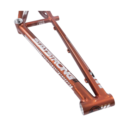 Stay Strong For Life V4 V-Brake Alloy BMX Race Frame-Copper