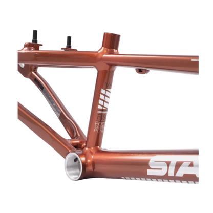 Stay Strong For Life V4 V-Brake Alloy BMX Race Frame-Copper