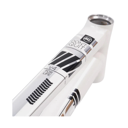 Stay Strong For Life V4 V-Brake Alloy BMX Race Frame - White