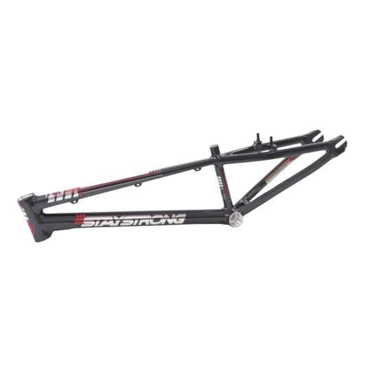 Stay Strong For Life V4 V-Break Alloy BMX Race Frame-Gray/Silver-PRO XXL