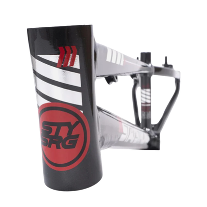 Stay Strong For Life V4 V-Break Alloy BMX Race Frame-Gray/Silver-PRO XXL