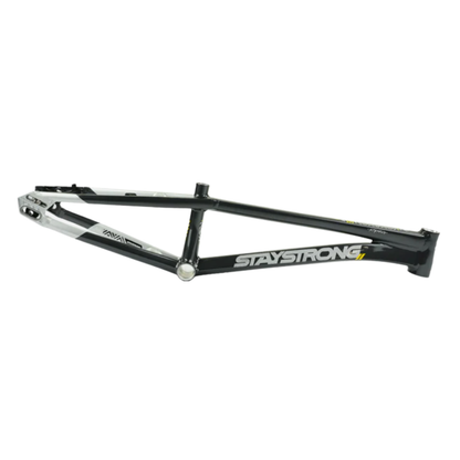 Stay Strong For Life V5.1 Disc Alloy BMX Race Frame - Charcoal/Silver