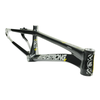 Stay Strong For Life V5.1 Disc Alloy BMX Race Frame - Charcoal/Silver