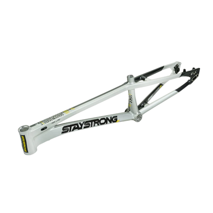 Stay Strong For Life V5.1 Disc Alloy BMX Race Frame - Charcoal/Silver
