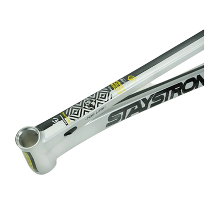 Stay Strong For Life V5.1 Disc Alloy BMX Race Frame - Charcoal/Silver