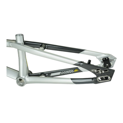Stay Strong For Life V5.1 Disc Alloy BMX Race Frame - Charcoal/Silver