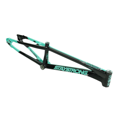 Stay Strong For Life V5.1 Disc Alloy BMX Race Frame - Tiffany/Black