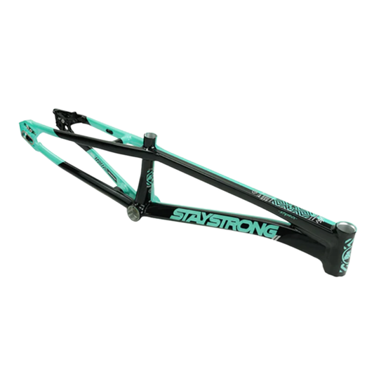 Stay Strong For Life V5.1 Disc Alloy BMX Race Frame - Tiffany/Black
