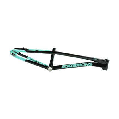 Stay Strong For Life V5.1 Disc Alloy BMX Race Frame - Tiffany/Black