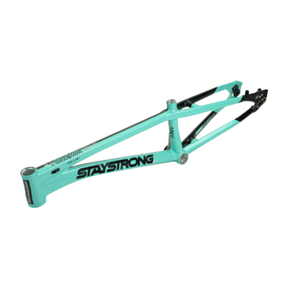 Stay Strong For Life V5.1 Disc Alloy BMX Race Frame - Tiffany/Black