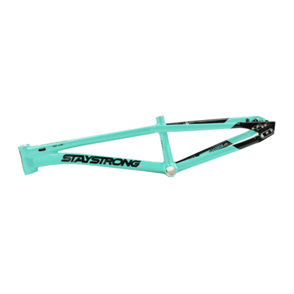Stay Strong For Life V5.1 Disc Alloy BMX Race Frame - Tiffany/Black