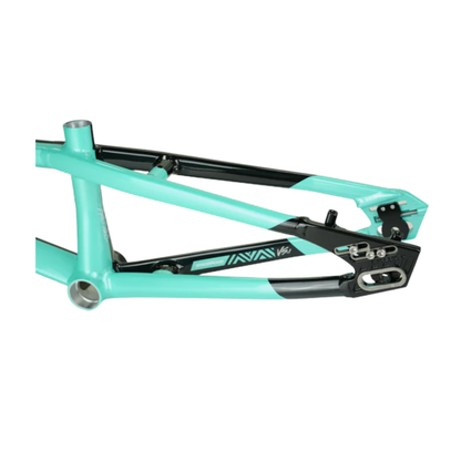 Stay Strong For Life V5.1 Disc Alloy BMX Race Frame - Tiffany/Black