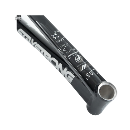 Stay Strong For Life V5 Disc Alloy BMX Race Frame-Black/Black - Mini