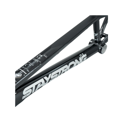 Stay Strong For Life V5 Disc Alloy BMX Race Frame-Black/Black - Mini