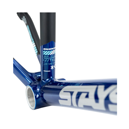 Stay Strong For Life V5 Disc Alloy BMX Race Frame-Navy/Black