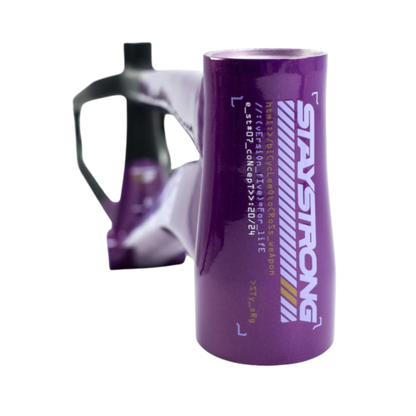 Stay Strong For Life V5 Disc Alloy BMX Race Frame - Purple/Black