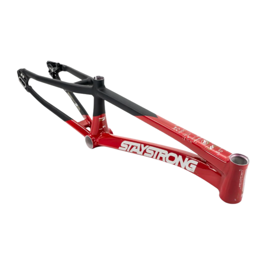 Stay Strong For Life V5 Disc Alloy BMX Race Frame - Red/Black