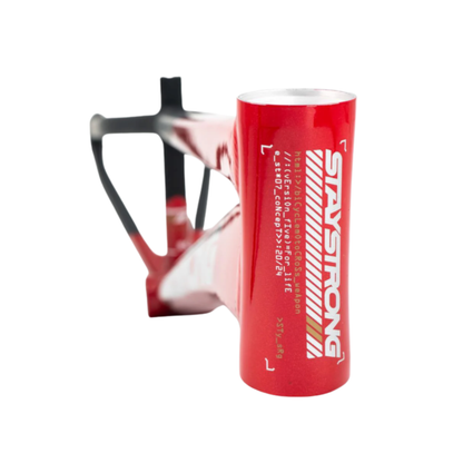 Stay Strong For Life V5 Disc Alloy BMX Race Frame - Red/Black