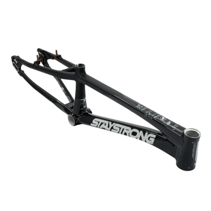 Stay Strong For Life V5 V-Brake Alloy BMX Race Frame-Black/Black - Mini