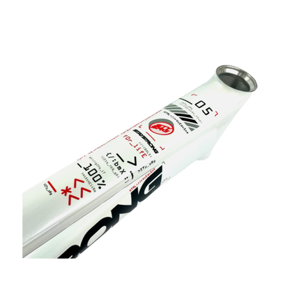 Stay Strong For Life V5 V-Brake Alloy BMX Race Frame - White/Black