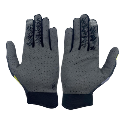 Stay Strong Multi Chevron BMX Race Gloves - Black/Yellow