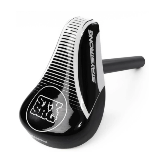 Stay Strong Race DVSN Mini Seat/Post Combo - Black/White