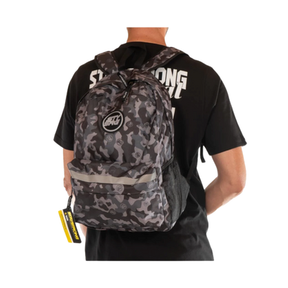 Stay Strong V3 Icon Backpack - Black/Grey Camo