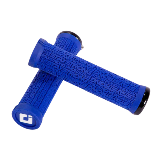 Stay Strong x ODI Reactiv V2.1 Lock-On grips - Blue