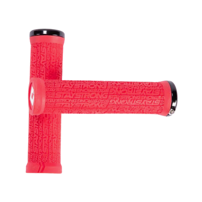 Stay Strong x ODI Reactiv V2.1 Lock-On grips - Red